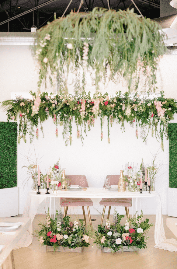 Wildflowers wedding decoration 