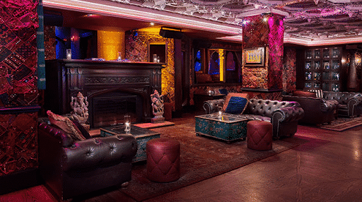 A lounge in the House of Blues Las Vegas.
